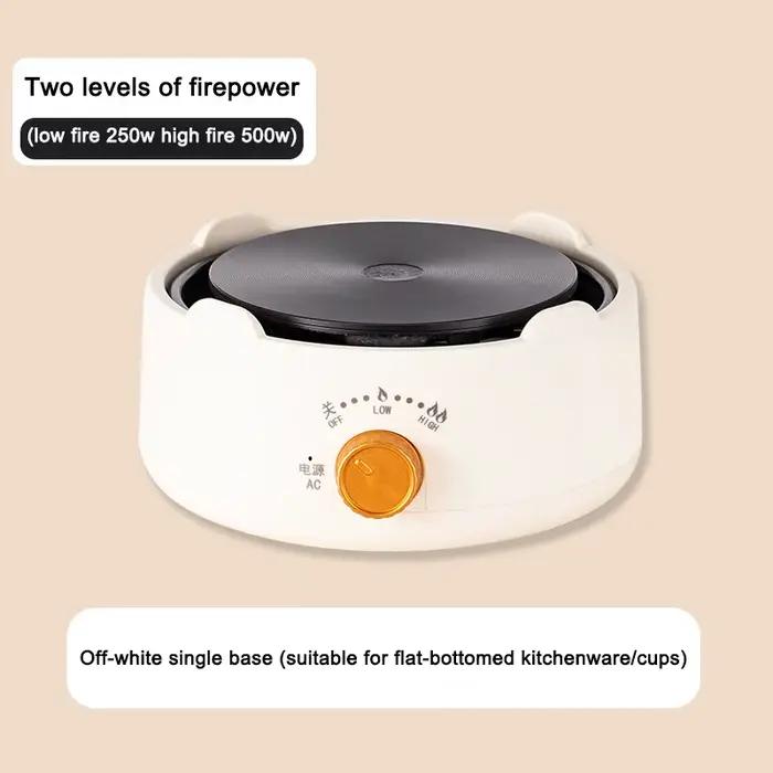 Poêle à poterie électrique multifonctionnel 110V/220V, plaque chauffante 500W, cafetière à thé, chau