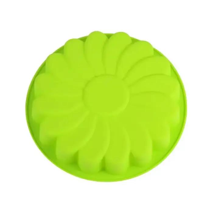 Moule à gâteau rond en mousseline de soie et Silicone, outils de cuisson au four