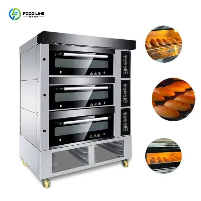 Fabricant de fours de cuisson industriels commerciaux personnalisés, électriques ou à gaz, à un seul