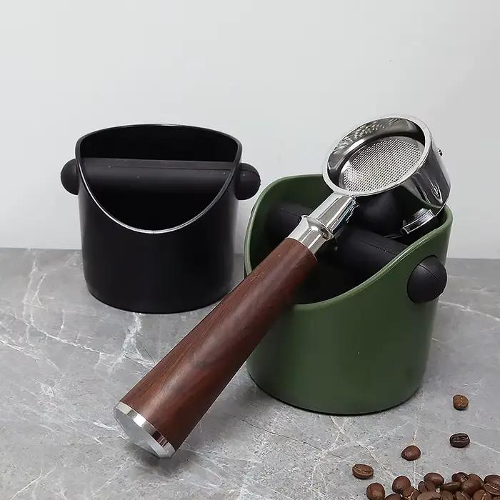 Boîte à café pour marc d'espresso, conteneur de poubelle, seau antidérapant pour poudre, résidus bis