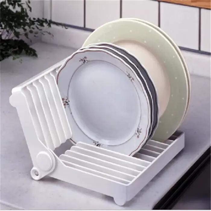 Égouttoir créatif pour assiettes, vaisselle de cuisine, support de plateau de rangement de séchage, 