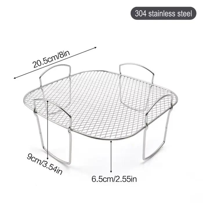 Support de rôtissage multifonctionnel Compatible Airfryer déshydrateur support de barbecue rôtissage