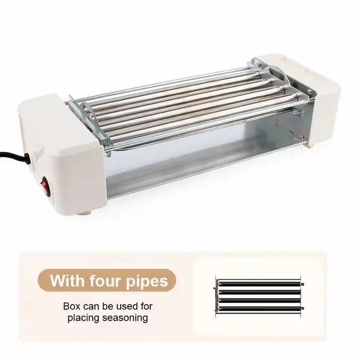 Grill électrique pour Hot Dog, 4/5/6 tiges, rouleau en acier inoxydable, machine à saucisses, cuisso
