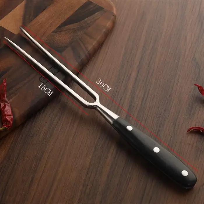 Fourchette de Barbecue outils de gril de boeuf accessoires de Barbecue en acier inoxydable Portable 
