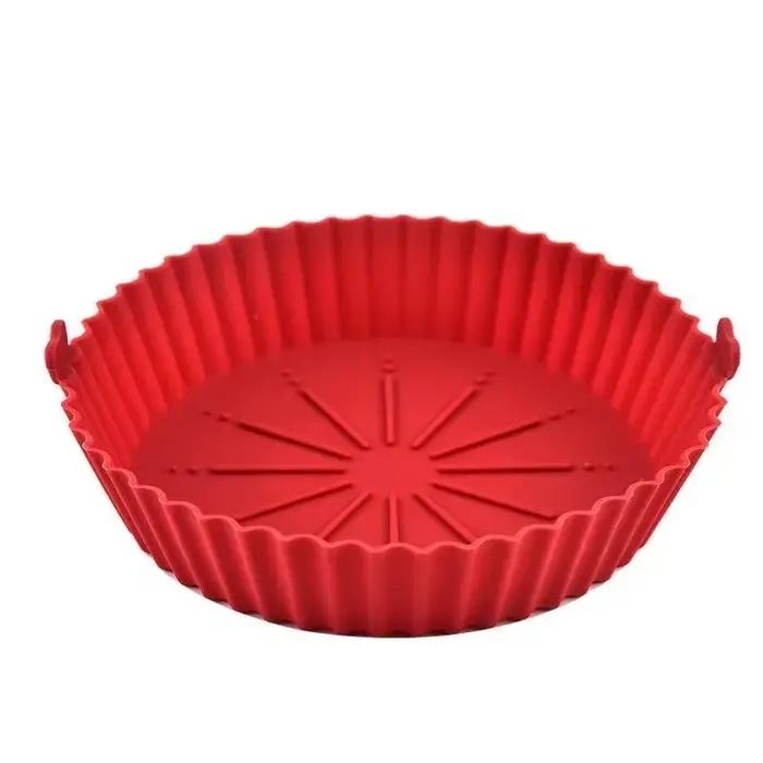 Pot de revêtement en Silicone pour friteuse à Air, panier de friteuse à Air, plateau de cuisson réut