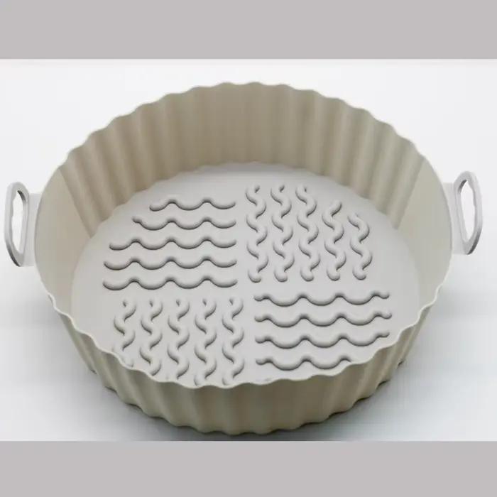 Gadgets de cuisine, revêtement rond en Silicone pour friteuse à Air, 6.8 pouces pour 5 à 8 litres, a