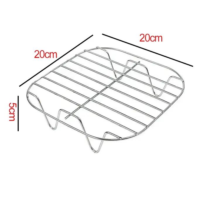 Ensemble d'accessoires de cuisson pour friteuse à Air, support de gril de four en fil pour 3-5.8QT C