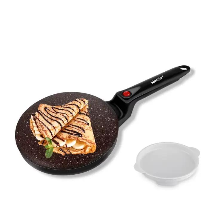 Macifer-Crêpière électrique avec trou de crochet, plaque de cuisson antiarina, machine à petit-déjeu