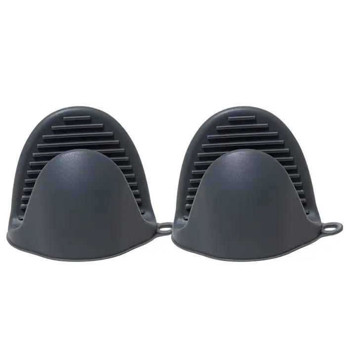 Mitaines de four en Silicone, 2 pièces, supports de marmites chaudes résistants à la chaleur, ensemb
