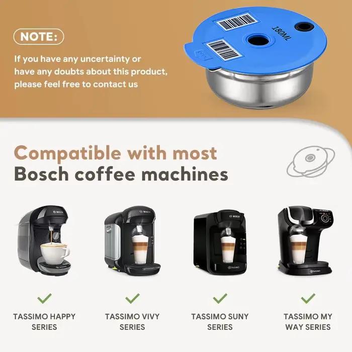 Dosettes rechargeables Tassimo, couvercles en Silicone, disques à café réutilisables pour Machine Ta