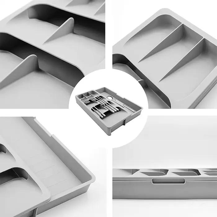 Couverts polyvalents argenterie ustensiles de cuisine tiroirs organisateur bloc support couteaux fou