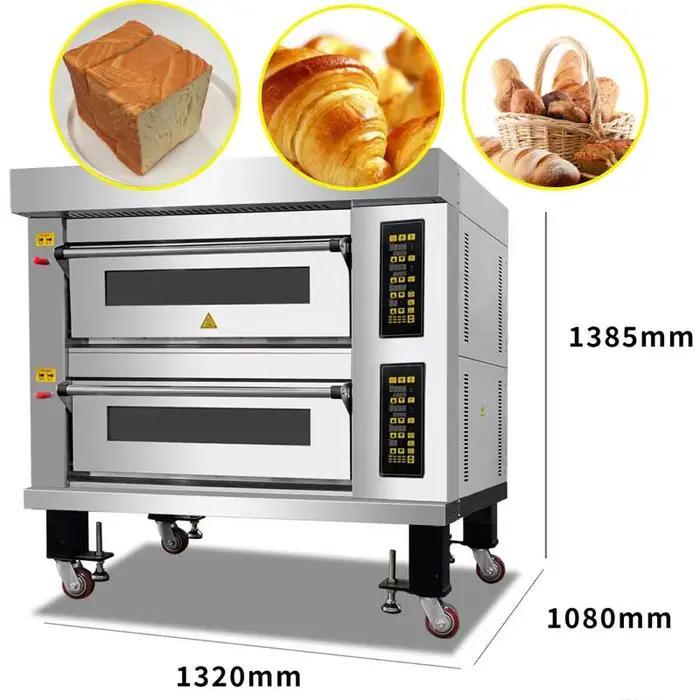 Équipement de boulangerie électrique personnalisé de haute qualité, nouveau four à pont industriel 3