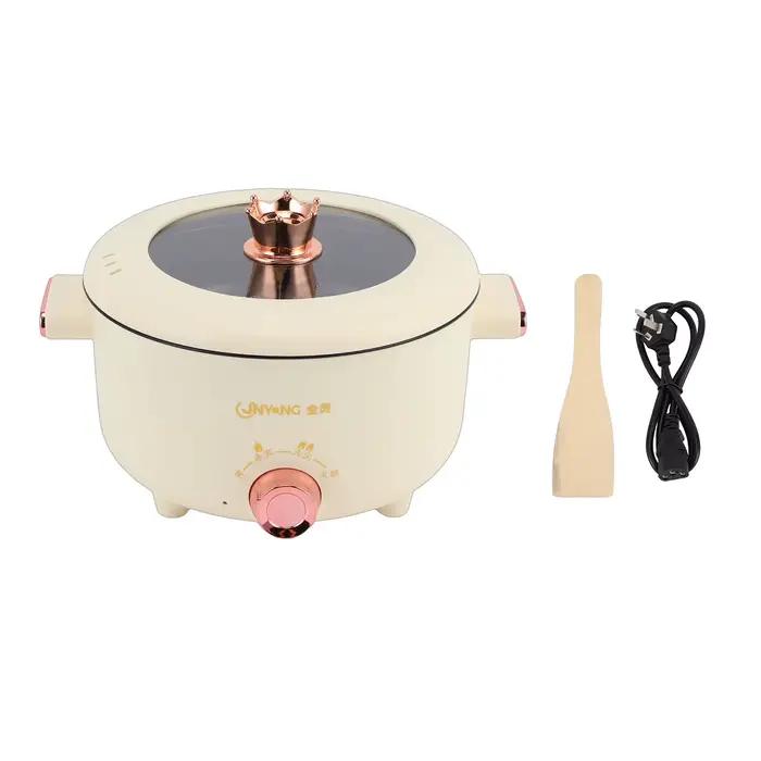 Marmite électrique 3,5 L, 3 modes de température, cuiseur électrique multifonction antiadhésif pour 
