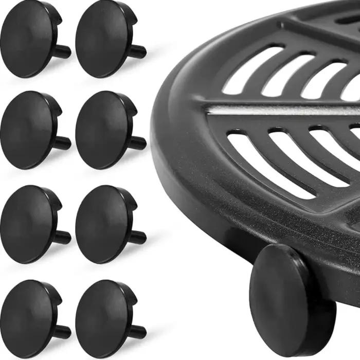 Pieds ronds en caoutchouc pour friteuse à Air, 8 pièces, protection d'angle de Base adaptée à la fri
