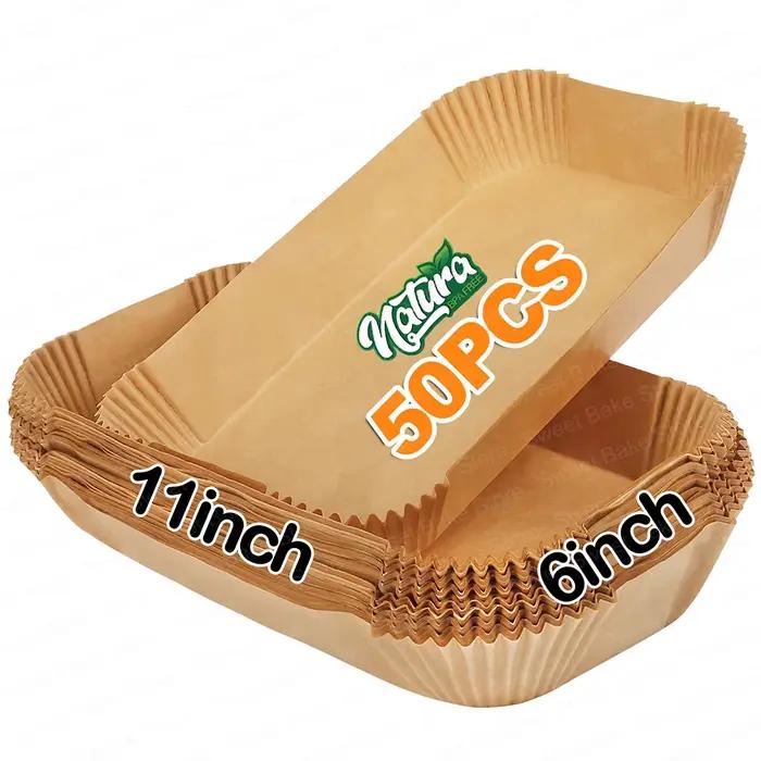 Grands doublures en papier pour friteuse à air, pour gril de santé Ninja Foodi Max, plateau de cuiss