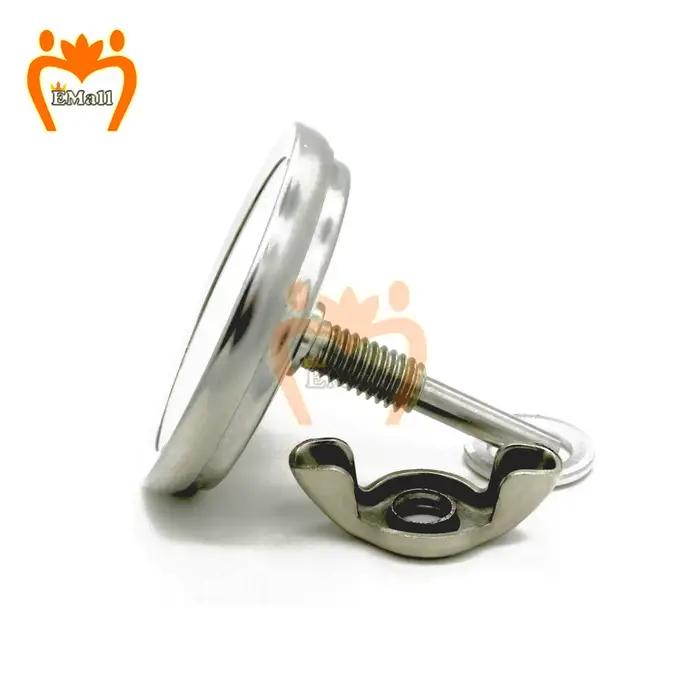 Thermomètre de barbecue en acier inoxydable, pour gril de fumeur, jauge de température, thermomètre 