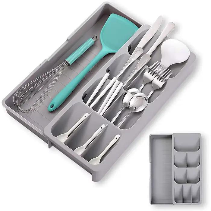 Couverts polyvalents argenterie ustensiles de cuisine tiroirs organisateur bloc support couteaux fou