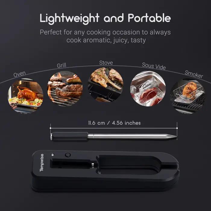 Nouveau thermomètre alimentaire à viande sans fil pour four gril BBQ fumeur cuisine intelligent numé