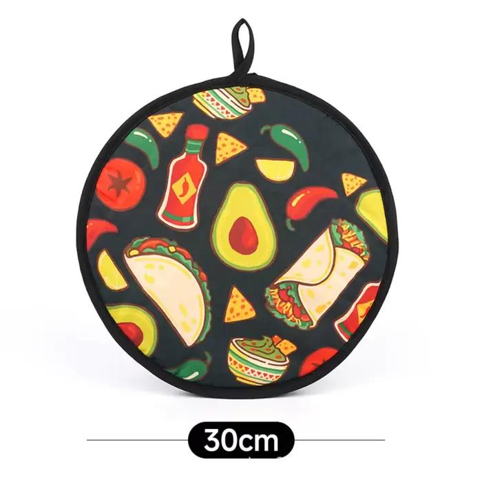 Pochette chauffante pour tortilla de qualité alimentaire, taille 12 pouces, isolation thermique, étu