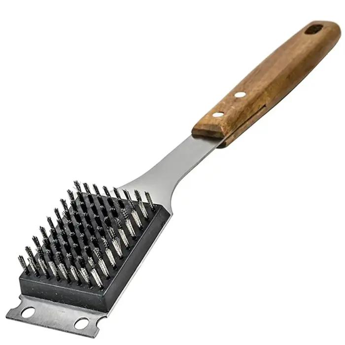 Brosse de nettoyage pour Barbecue, poils en acier inoxydable, nettoyeur de Barbecue, accessoires de 