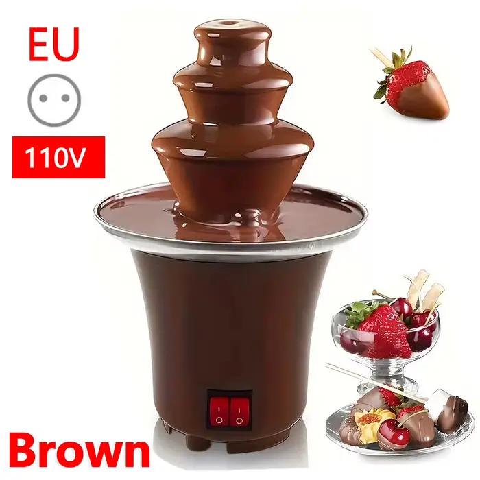Fontaine à chocolat électrique à 3 étages, capacité de 10 oz, machine à faire fondre le fromage et l