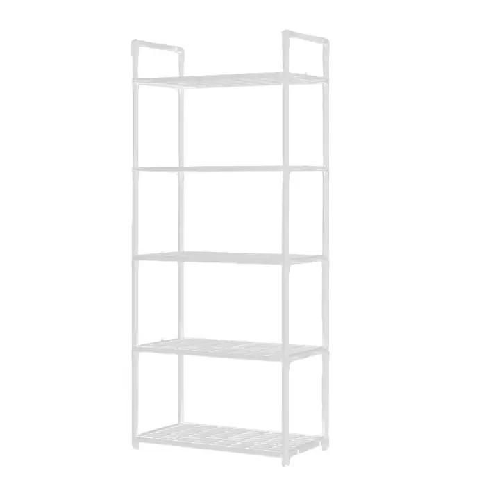 Étagères de rangement à 5 niveaux, support de rangement robuste, capacité de 66 lb, étagère sur pied