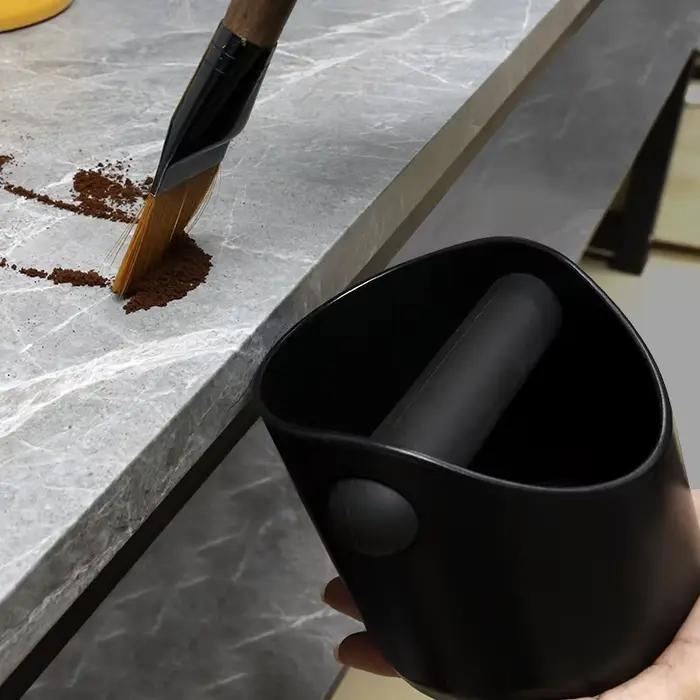 Boîte à café pour marc d'espresso, conteneur de poubelle, seau antidérapant pour poudre, résidus bis