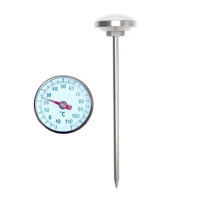 -10 ° C ~ 110 ° C – thermomètre pour cafetière avec support noir, bouteille de lait pour aliments li
