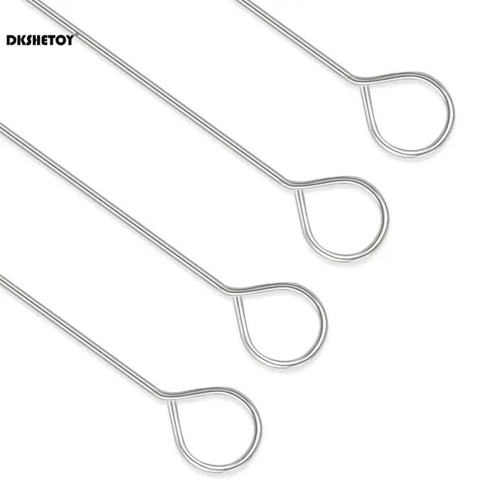 Brochettes de barbecue pour barbecue, 20cm, pince à aiguille, ustensile fourchette en fer, outils de