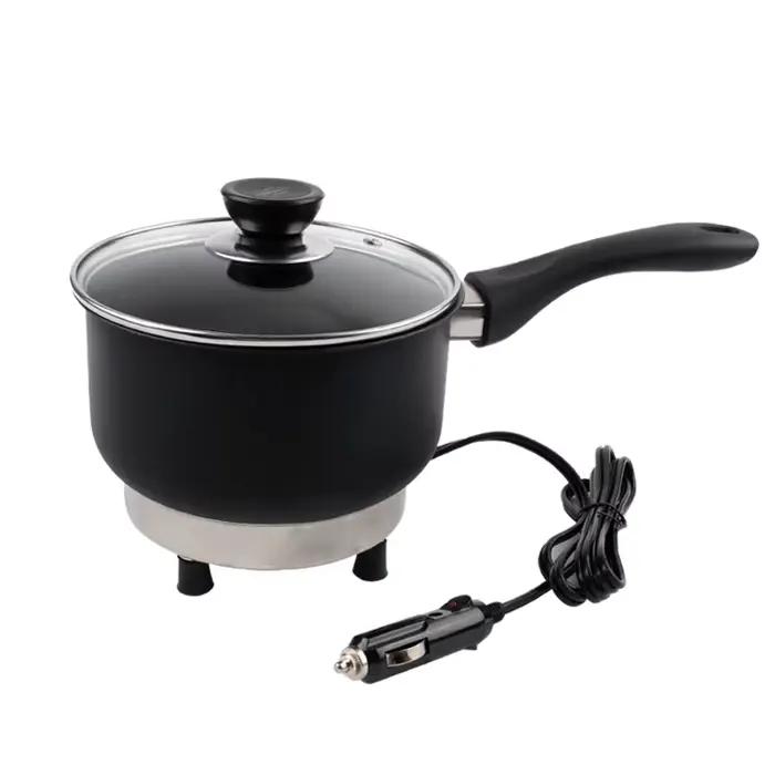 Mini cuiseur électrique pour voiture et camion, poêle à frire, poêle de cuisson, cuiseur à riz, chau