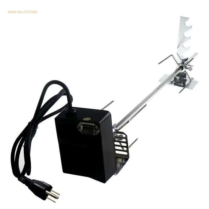 universel rôtissoire automatique, avec moteur électrique 4W, fourchette à broche, livraison directe