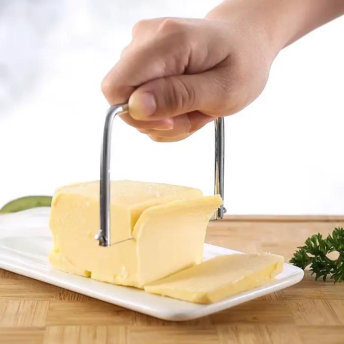 Coupe-fromage en acier inoxydable, coupe Foie Gras à domicile, outils de cuisson, couteau à beurre, 