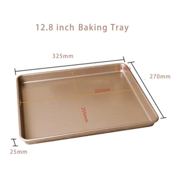 Moule à gâteau carré profond de 12,8 pouces, moule à pain, à biscuits, à pâtisserie, pour la cuisson