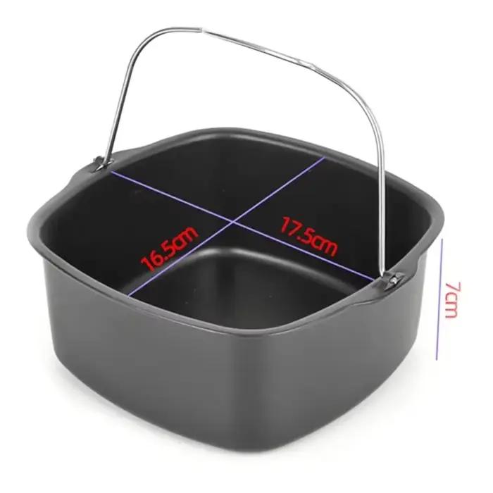 Plateau et panier de cuisson antiadhésifs pour friteuse à air, moule à gâteau sans four pour Philips