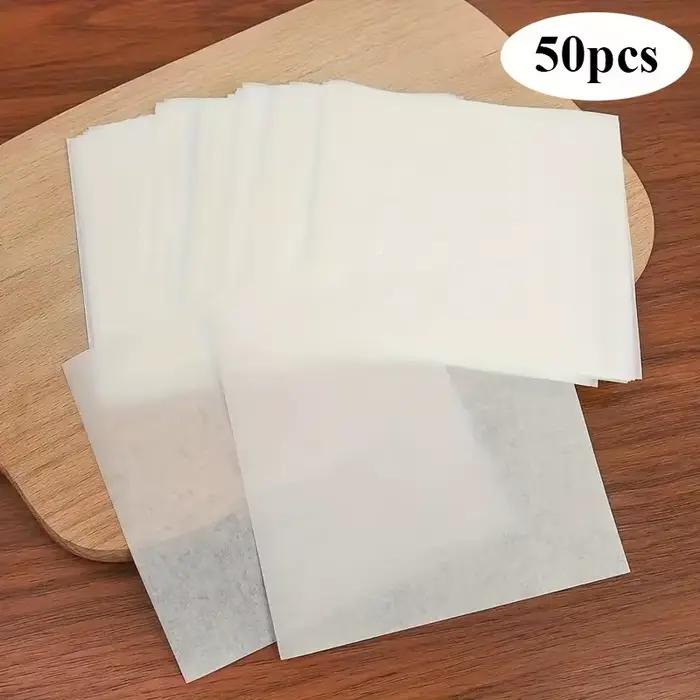 100 papiers de cuisson épais et antiadhésifs, adaptés au stockage des hamburgers, des biscuits et de