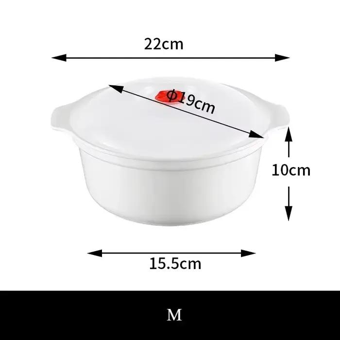 Four à micro-ondes boîte spéciale Pot chauffant riz riz chaud petits pains cuits à la vapeur bol de 