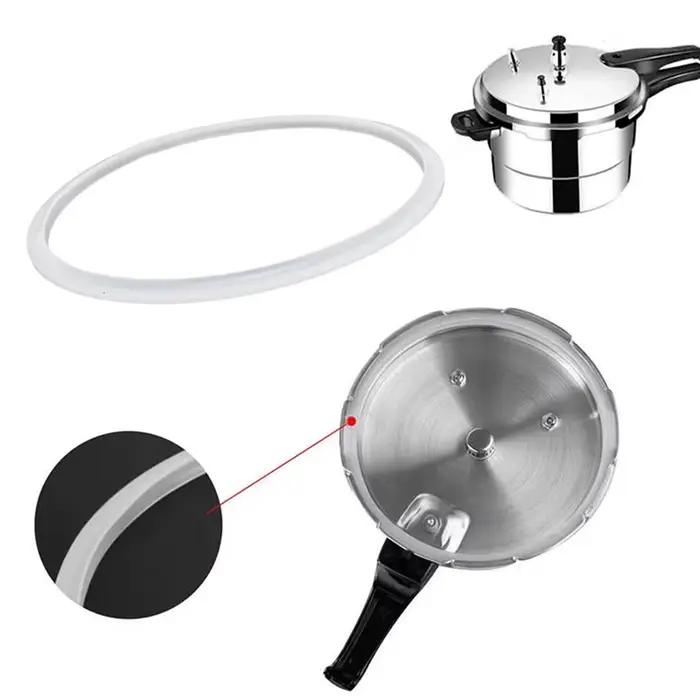Joint d'étanchéité en caoutchouc Silicone blanc pour autocuiseurs, 16, 18, 20, 22, 24, 32cm, anneau 
