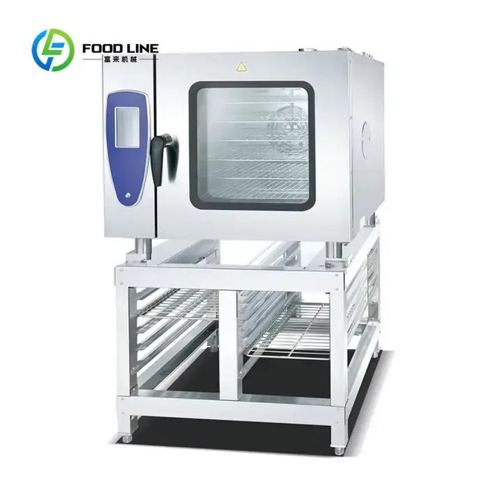 Four Combi Commercial Personnalisé pour Hôtels, Four Combi Industriel 6 Plateaux Vapeur, Four à Cuis