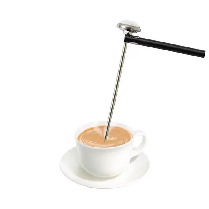 -10 ° C ~ 110 ° C – thermomètre pour cafetière avec support noir, bouteille de lait pour aliments li
