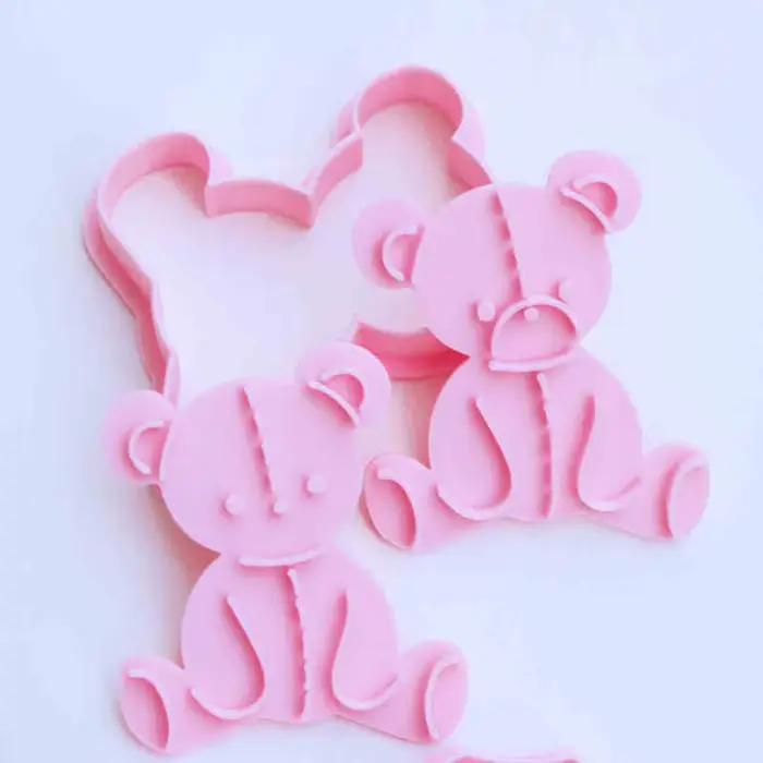 Moule à biscuits au beurre d'ours de dessin animé, bricolage, ours de noël mignon, outils de décorat