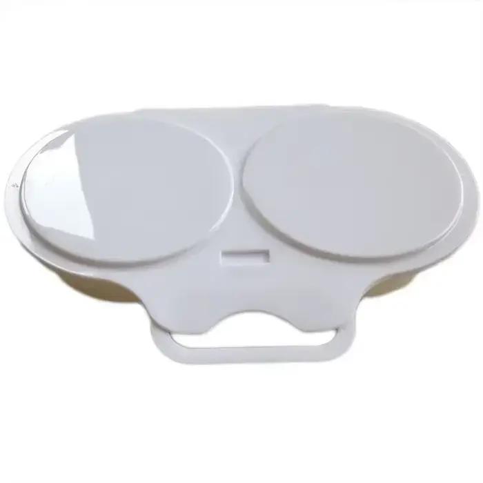 Cuiseur à œufs antiadhésif en plastique pour micro-ondes, moule de cuisson, modèle de fleur d'amour,