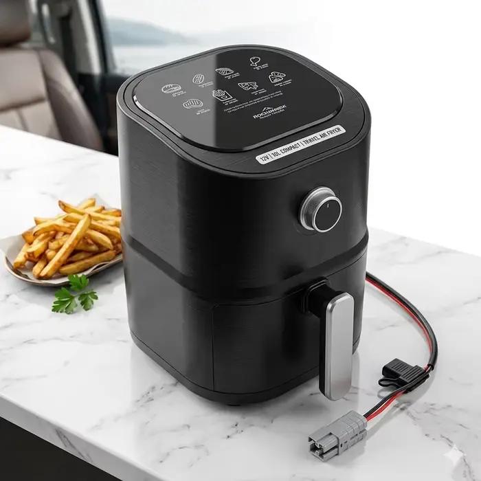 Friteuse d'air électrique de 12V 200W 2.5L pour la cuisson sans huile de voyage de Camping dans le c