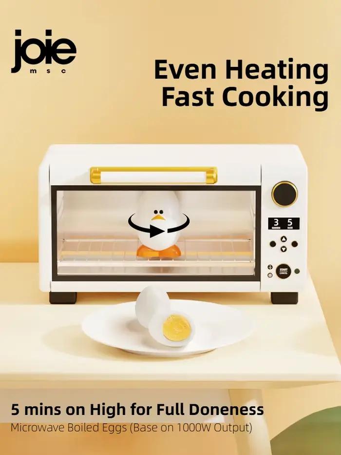 Joie micro-ondes oeuf chaudière oeuf micro-ondes oeuf poachers cuiseur vapeur boîte pour poulet et c