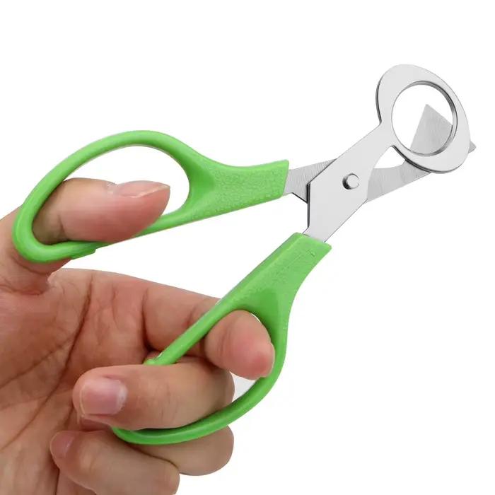HILIFE-Outils de cuisine multifonctions durables, lame en acier inoxydable, ciseaux à coquille d'œuf