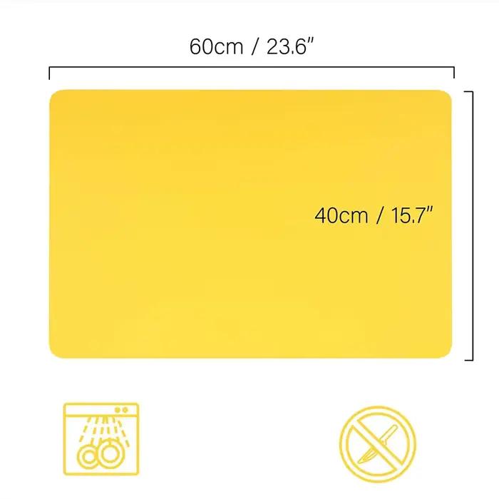 Napperon imperméable en Silicone de qualité alimentaire, surdimensionné, 60/40cm, isolation thermiqu