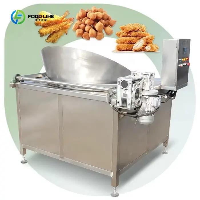 Friteuse Commerciale Automatique à Gaz pour Poulet, Petite Friteuse à Frites de Banane, Machine Indu
