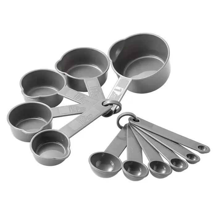 Ensemble de tasse à mesurer en plastique Olecranon, cuillère à mesurer graduée, outils de cuisson mé