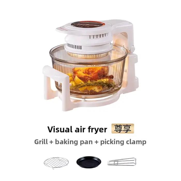 Friteuse à Air visuelle nouvelle maison 17L grande capacité multi-fonctionnelle en verre friteuse él