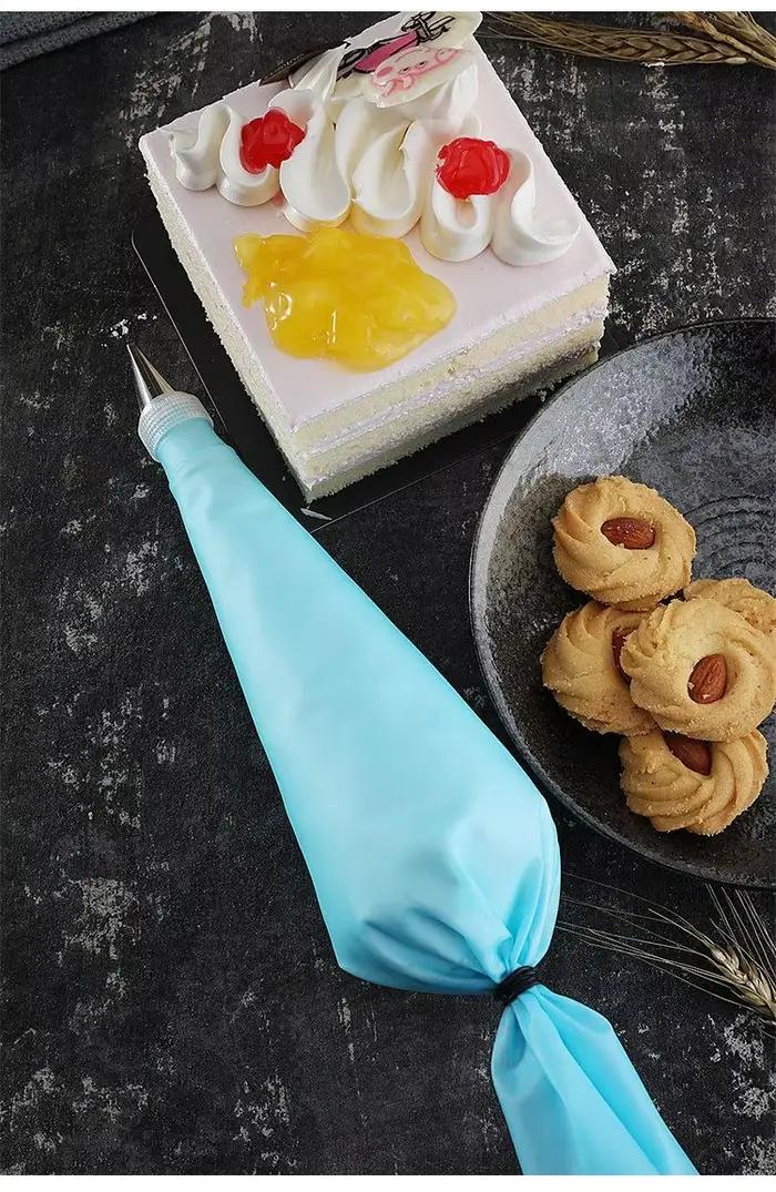 Sacs à pâtisserie en Silicone, passepoil de glaçage, sac à crème réutilisable pour gâteaux, Cupcake,