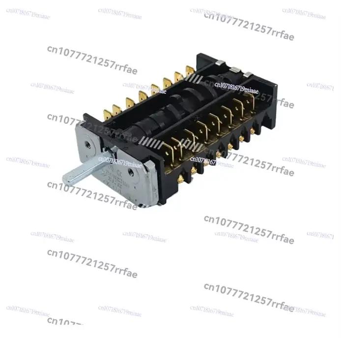 Interrupteur rotatif multifonction FD102B pour fonction vapeur de four, 250V 16A 8+0 positions